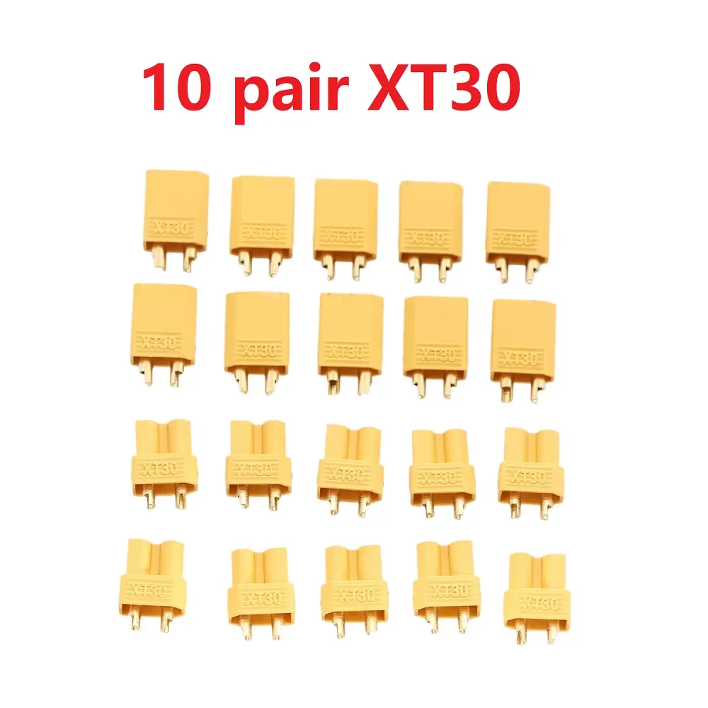 5 /10 زوج XT30 XT30U ذكر أنثى رصاصة موصل التوصيل على ترقية ل RC FPV يبو بطارية أجهزة الاستقبال عن بعد ESC
