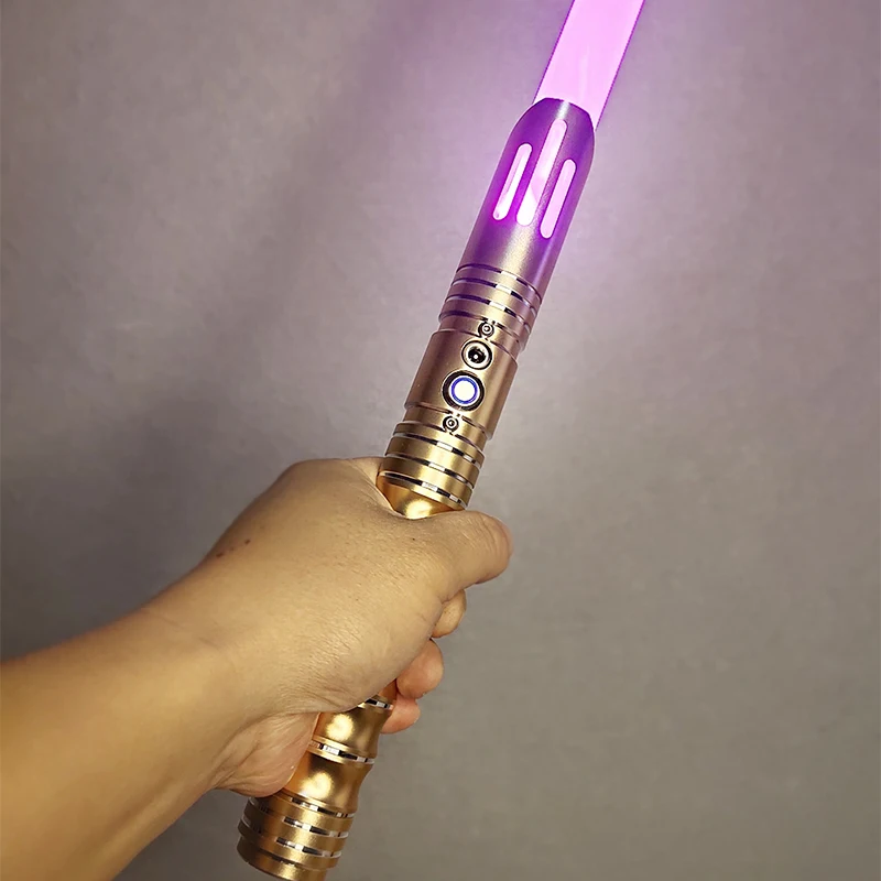 Metal RGB Lightsaber Laser Sword Brinquedos, Light Saber, 7 Color Change, Kids Soundfonts, Force FX, FOC Blaster, Jedi Laser Sword Gift