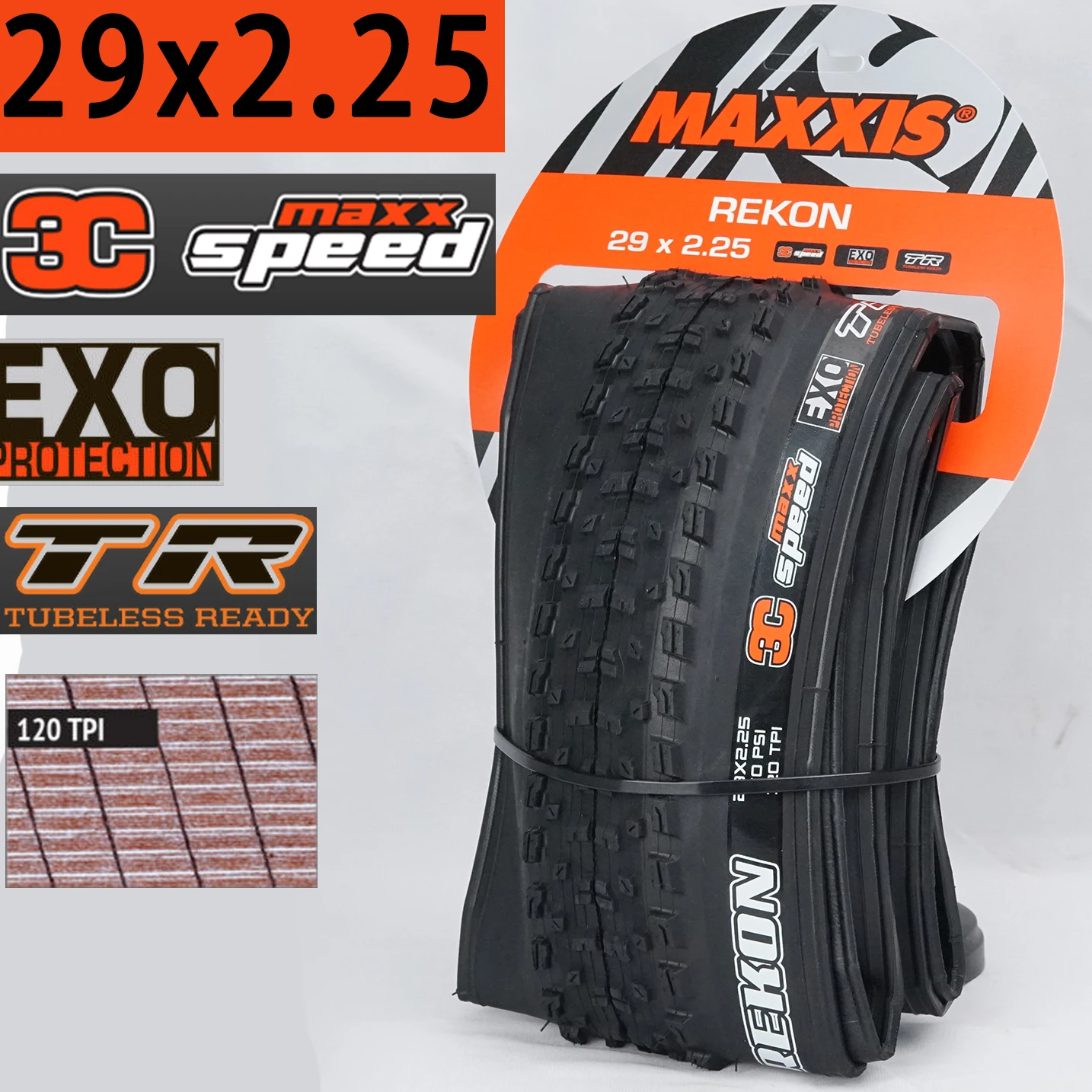 MAXXIS REKON(M349RU) FOLDABLE TIRE OF BICYCLE MTB Mountain Bikes