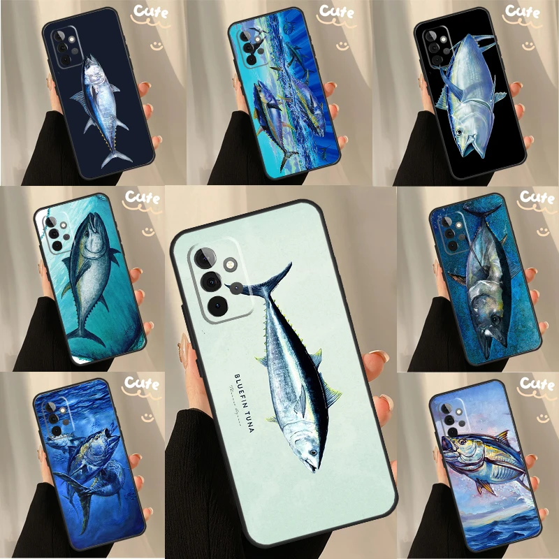 Bluefin Tuna Case For Samsung Galaxy A16 A26 A36 A56 A55 A35 A15 A54 A34 A14 A52 A32 A12 A13 A33 A53 A17