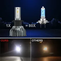 Heyword 22000lm 160W 1860 CSP Chip 3000k/4300k/6000k/8000k Car LED Headlight H4 H7 H1 LED Headlights 9005 H7 H9 H11 fog Light 6