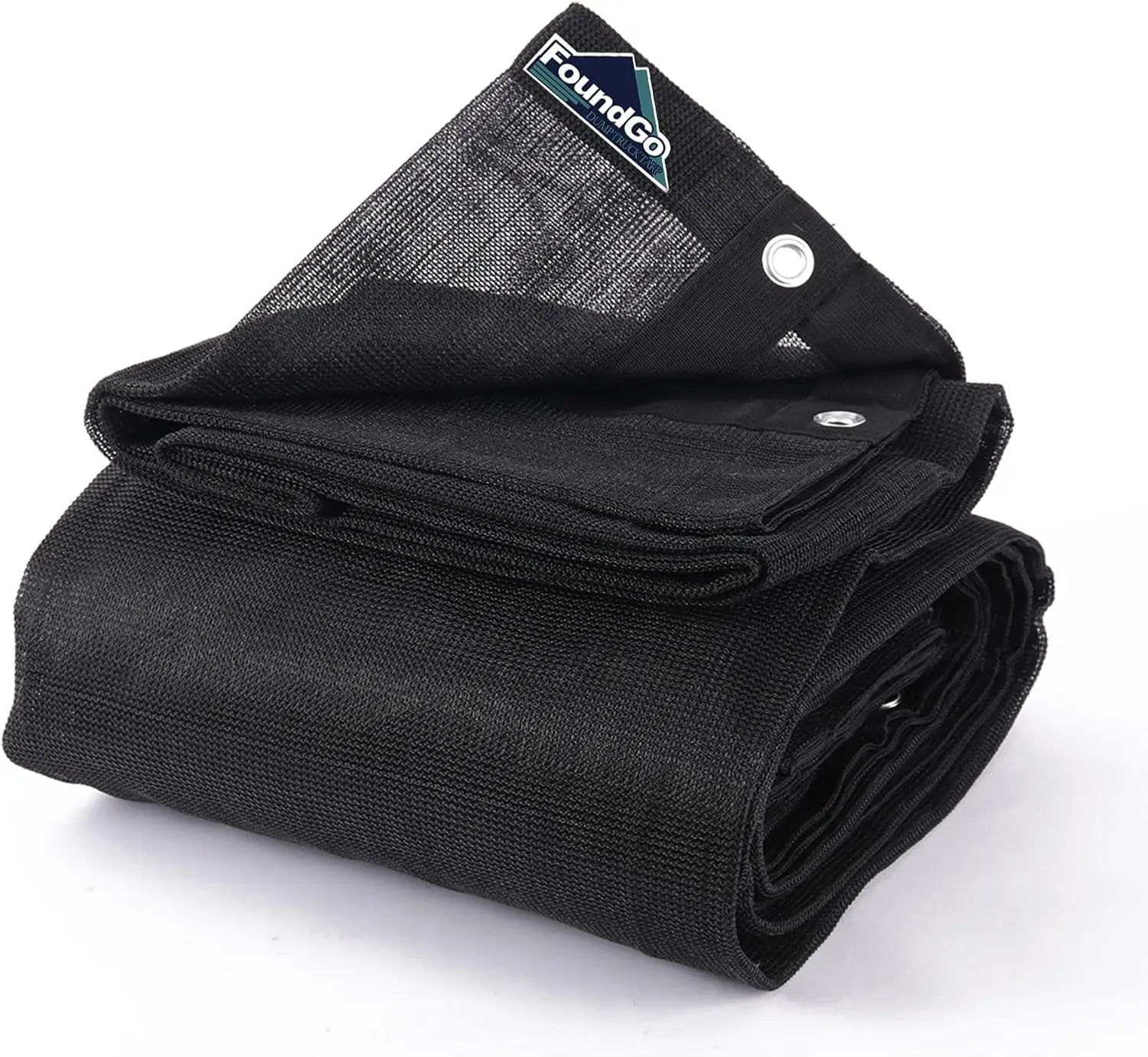 

Heavy Duty Dump Trailer Tarp Kit with Mesh, Grommets, Air Flow, and 2 Pockets for Truck Bed Cover Replacement