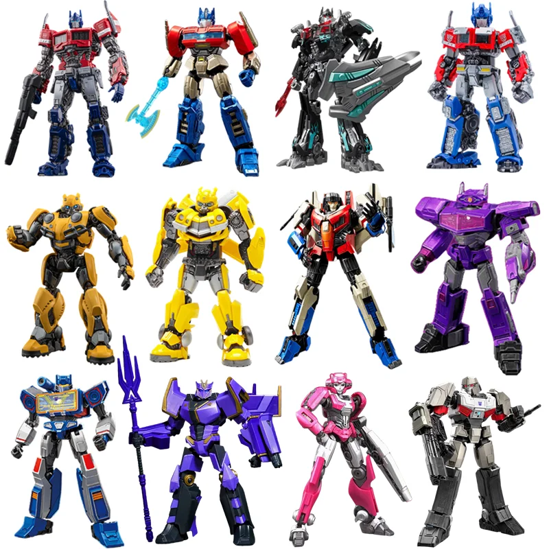 Transformers: Rise of the Beasts Optimus Prime Robot Toys Bumblebee Action Figures Assembling Building Blocks Children Gift