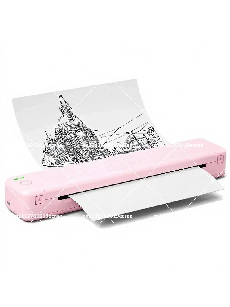 Portable A4 Wireless Printer for Travel Letter Size 8.5x11in Folding Paper Office Home E-commerce