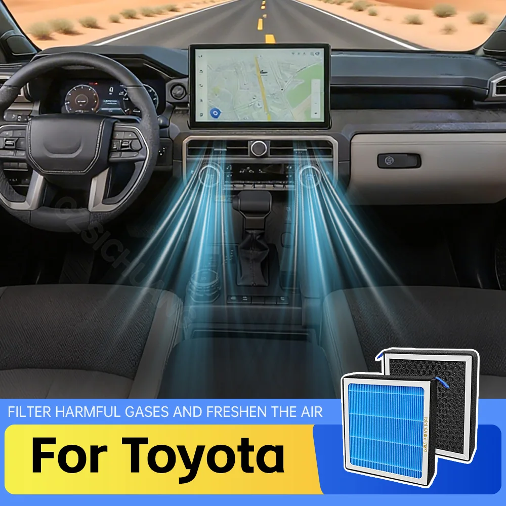 

Car Air Conditioning Filter For TOYOTA Tacoma 2005-2021 2022 2023 2024 Activated Carbon Cabin Air Filter Interior Accessories