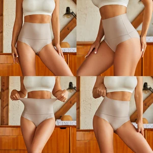 ملابس أنيقة ومثيرة للنساء ، سراويل خصر عالية ، ملابس داخلية عالية المرونة, مشد الأرداف ، بنطلون إغلاق ، خصر مرتفع ، أنثوي ، 1 قطعة أفضل 8 ملابس داخلية مبيعا - رقم 4
