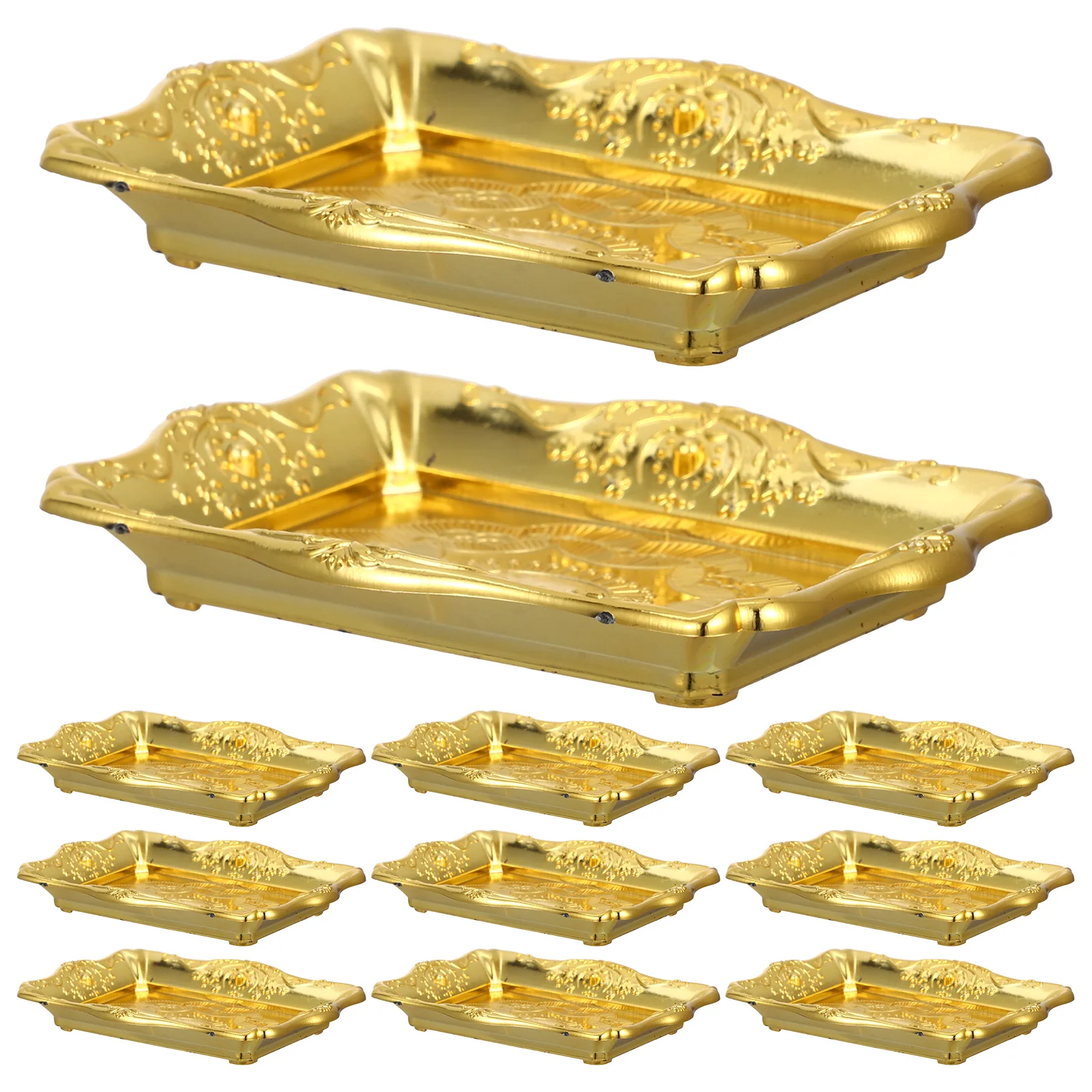 

12Pcs Cake Display Plate Versatile Dessert Tray Stable Serving Dish for Birthday Weddings Decorative Tray for Living Room