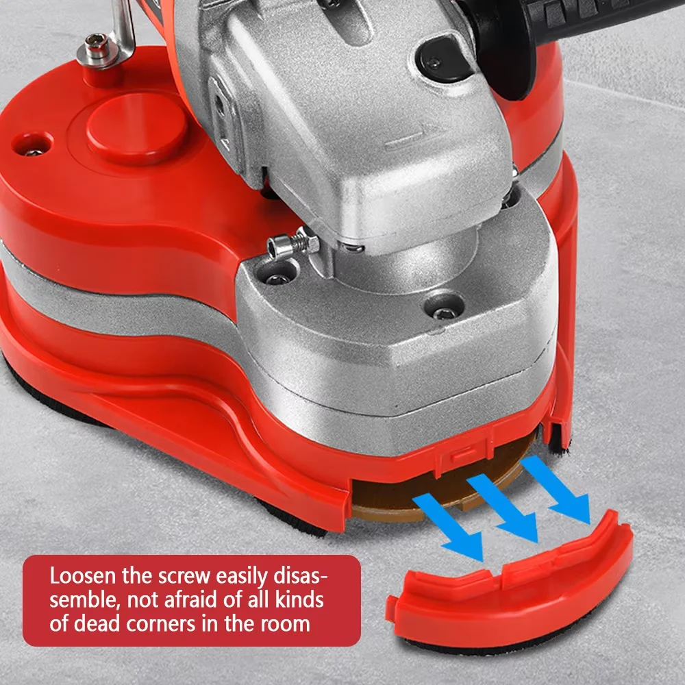 High-Power Portable Three-Head Grinder Wood Floor Sanding and Polishing Machine