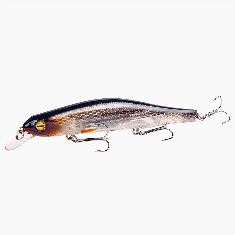 

1Pcs 125mm 17.5g Floating Minnow Fishing Lures Wobblers Crankbait Artificial Plastic Hard Bait Bass Pike Jerkbait Pesca Tackle