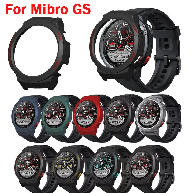 PC Watch Case For Mibro GS Hollow Anti-fall Anti-scratch Protection Shell For Mibro GS Smart Watch Protective Case Accessories