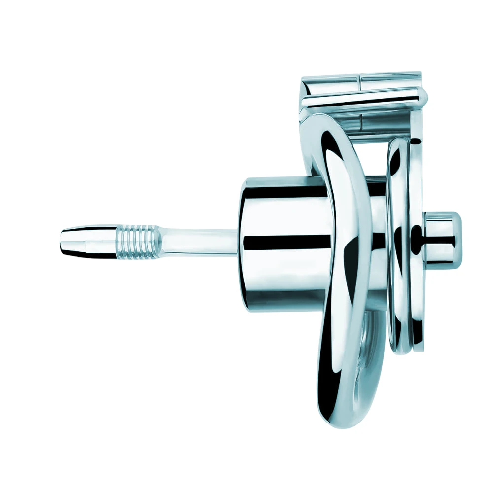 FRRK 음경 실린더 반전형 남성 정조대 금속 카테터 포함 SM 에로틱 성인용품 남성용 게이용