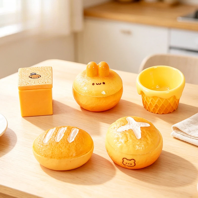100pcs Cute Mini Burger Ice Cream Bread Bowl DIY for Hairpin Keychain Earrings Scrapbook Wholesale Dollhouse Accessories view 2