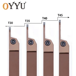 MGEHR1212 MGEHR2020 MGEHR1616 MGEHR2525 MGEHR T12 T20 T30 T40 T45 Grooving Arbor Spring Steel Lengthen External Turning Tool Set