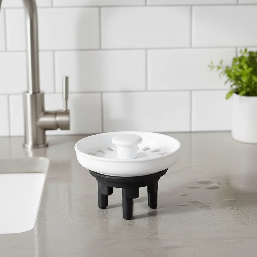 

Sink Strainer 74mm White Sink Drain Strainer Basket Cover Sink Stopper For Washbasin Sink Bathroom Kitchen Spare Parts