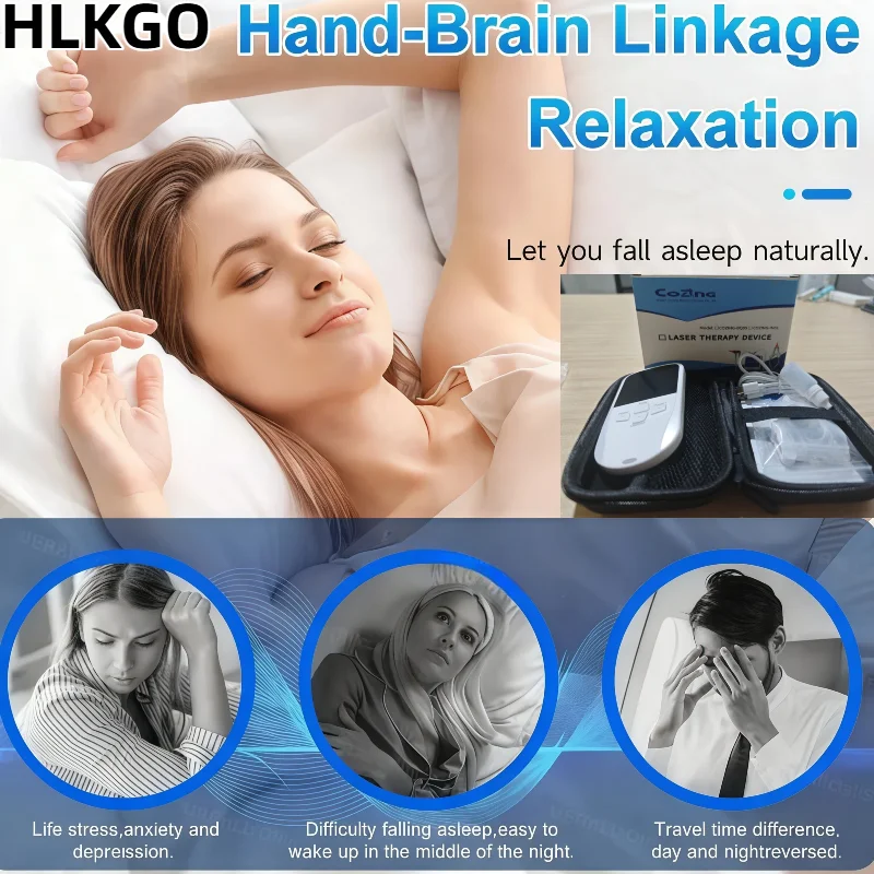 Vagus Nerve Stimulation Non Invasive, Clip Ear Device for Depression Anxiety and Insomnia Sleepless Relief