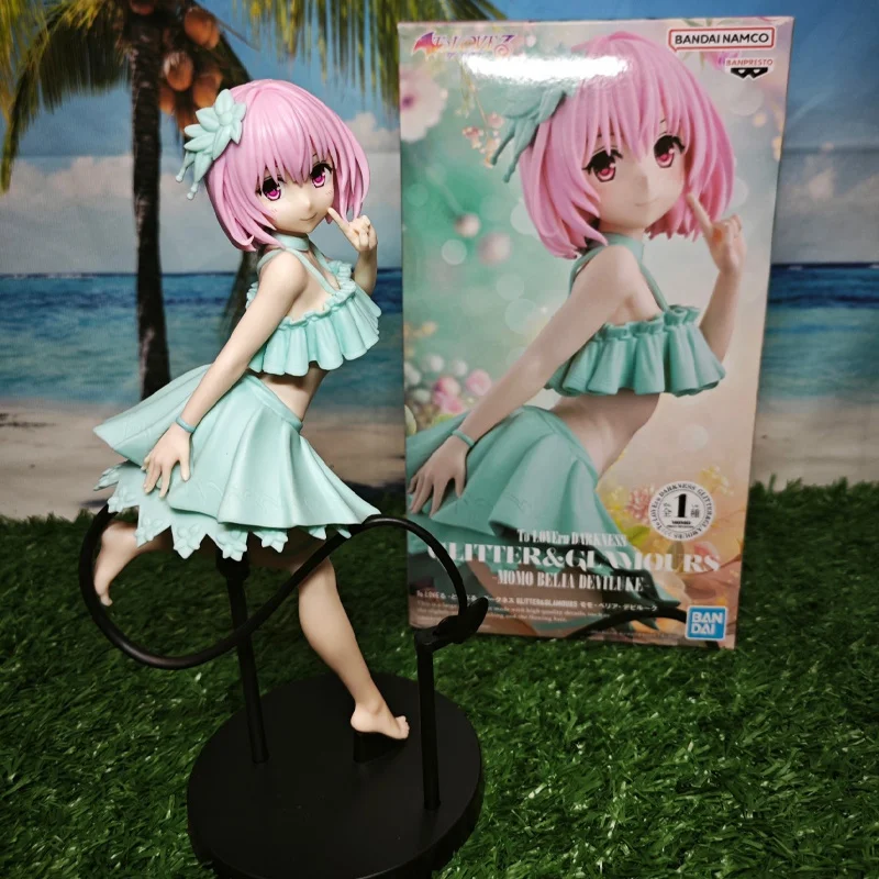 

Bandai Genuine Glitter & Glamas Banpresto to Love Ru Darkness Figure Toy 22 Cm Momo Belia Deviluke Lala Satalin Collectible