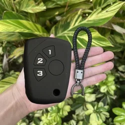 For Chevrolet Cruze Spark Onix Silverado Volt Camaro Aveo Sonic Keyless Go Remote Keychain 4 Buttons Silicone Car Key Case Cover