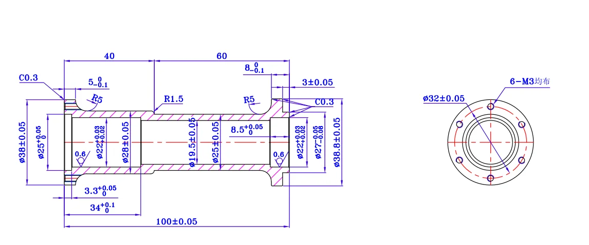 Micro Turbojet Engine with 18 Kg Thrust, Turbojet Connecting Tube shaft sleeve (including Set Sleeve, Spring)