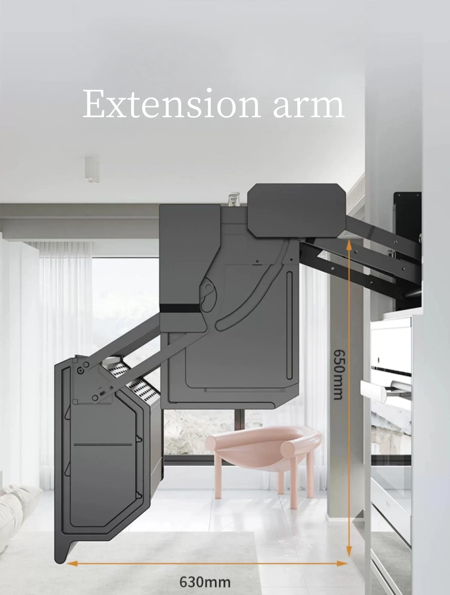 

Hot Selling Goldmine Magic Collector Tall Pantry Cabinet Basket Lift Kitchen Cabinet Pull Down Lifter Basket Storage Shelves El