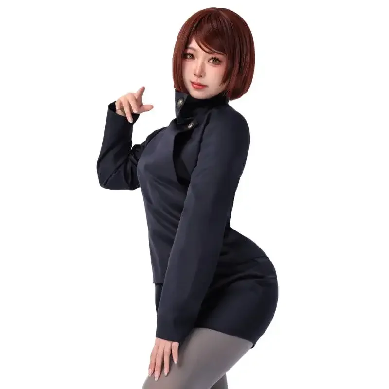 WENAM Shoko Ieiri Cosplay Costume Japanese Anime Dress School Uniform Tokyo Jujutsu High Skirt with Stocking Halloween Costume