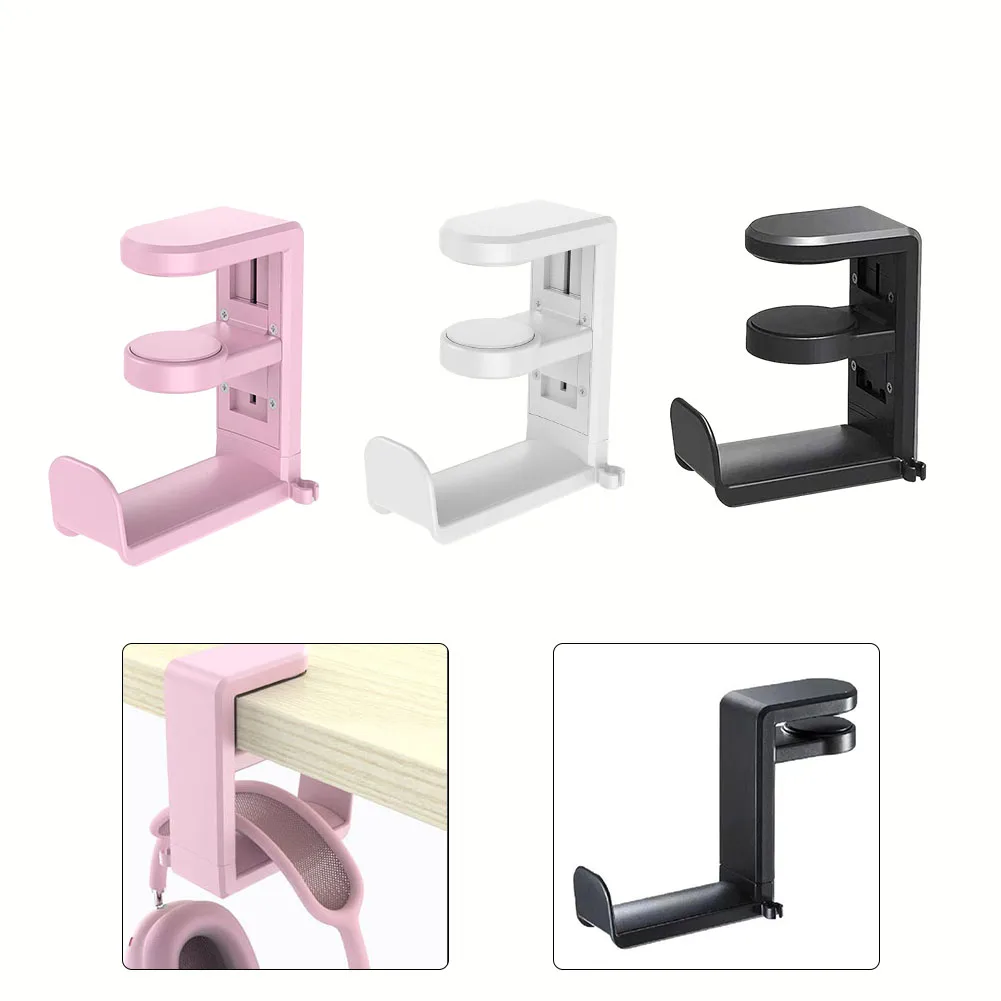 

Headphone Punch-Stand Wall Hook Black White Headset Holder Hanger Earphone Storage Bracket Earphone Accessories