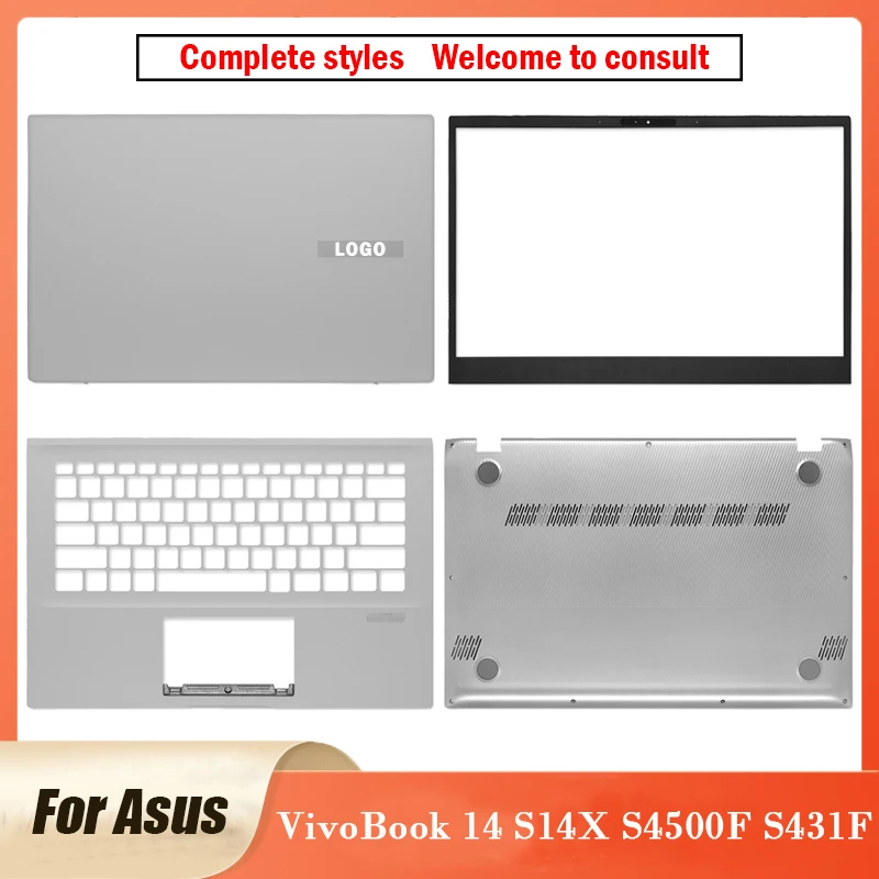 

Новинка, чехол для ноутбука ASUS VivoBook 14 S14X S4500F S431F, задняя крышка ЖК-дисплея, передняя панель, Упор для рук, Нижняя крышка S14X S4500F, 14 дюймов