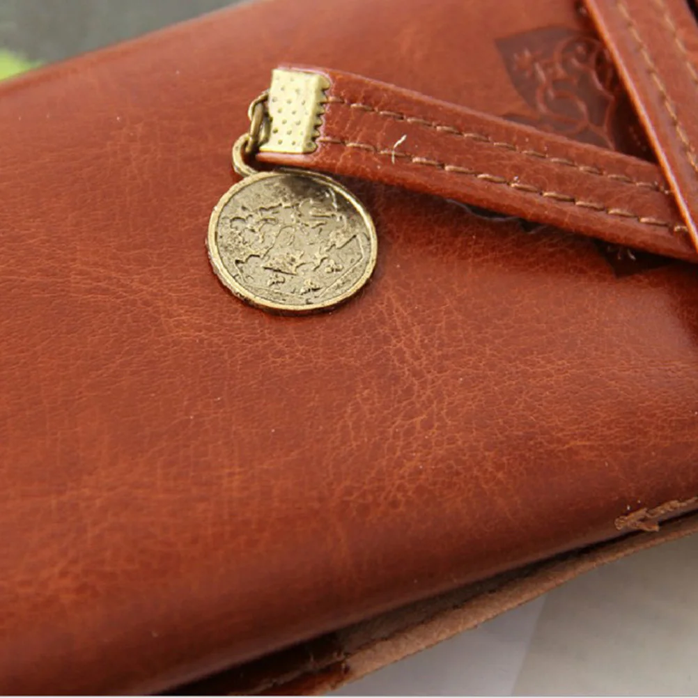 

Retro Pencil Case Coffee Color Premium Stationery Organizer for Pens Pencils Coins Makeup Storage Portable School Office