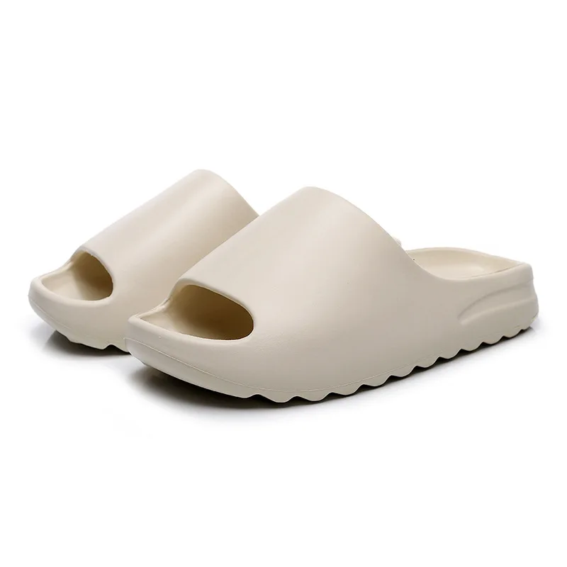 Sandales de luxe unisexes, chaussures de plage décontractées, pantoufles d'été pour femmes, pantoufles à semelle optique pour hommes, pantoufles souples, 2024