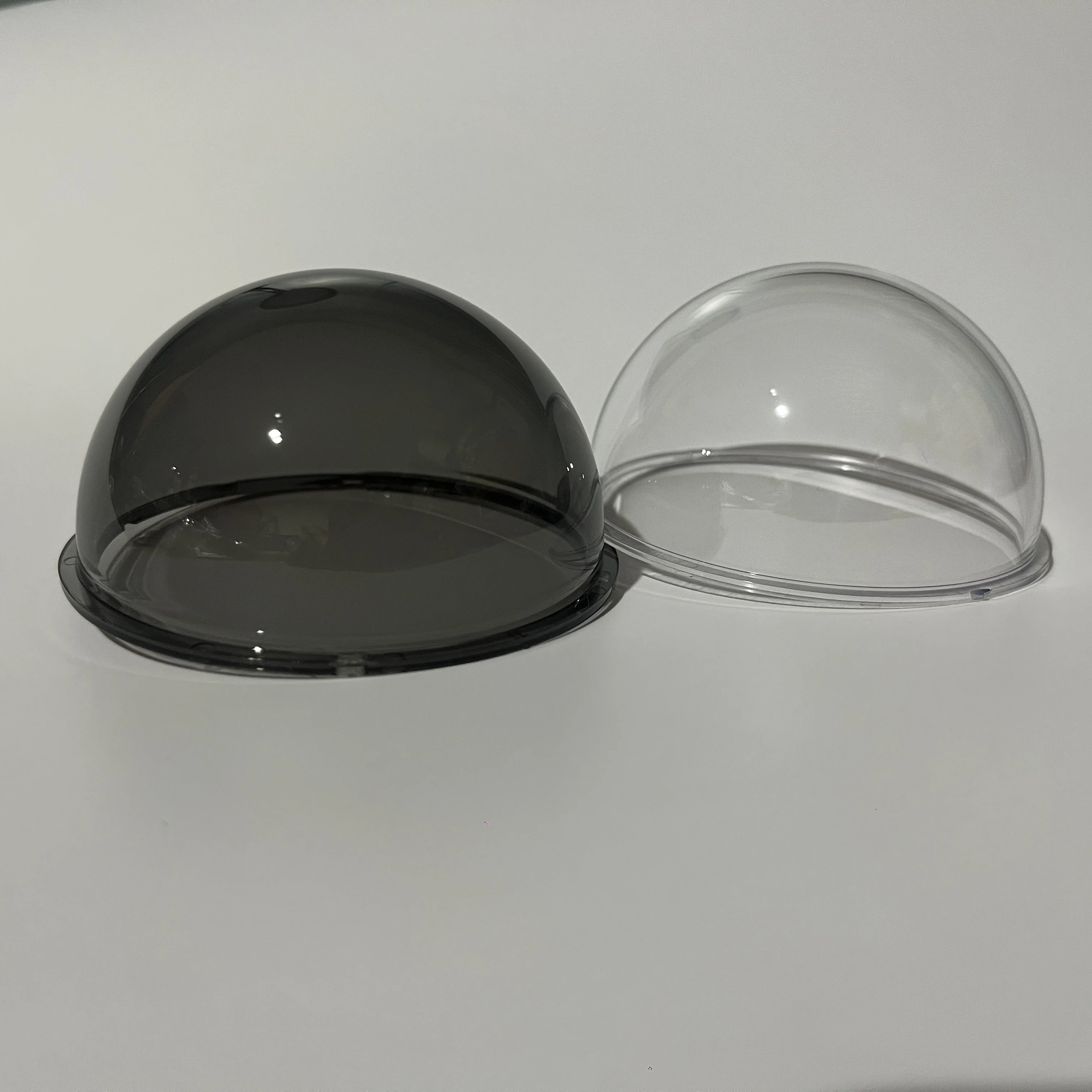 3 Inch Acrylic Indoor/Outdoor CCTV Extended Clear Camera Dome Cover Security Camera Housing grey for Hikvision 2.5inch Dome Cam