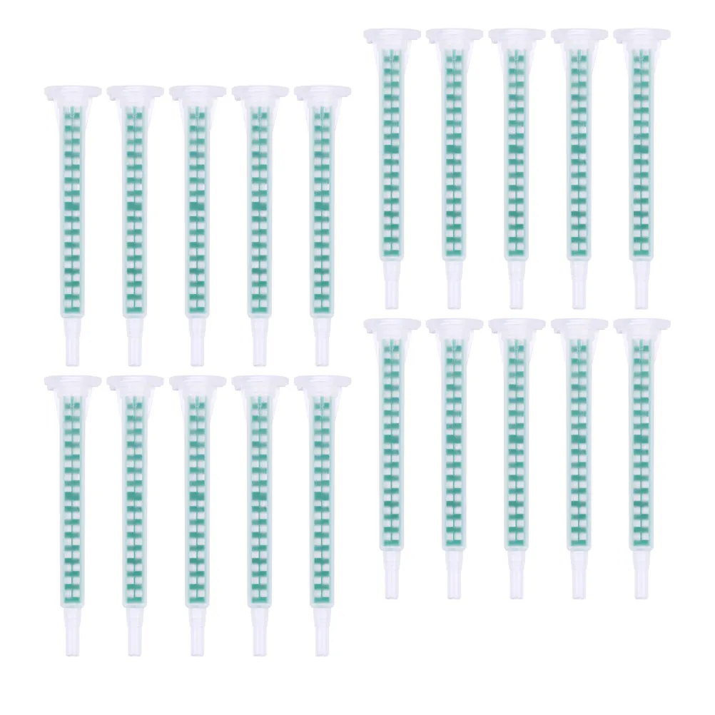 30pcs Ab Glue Mixing Tube Epoxy Resin Filling Applicator Durable Pp Material Laminar Flow Spiral Design For Efficient Adhesive - view 3