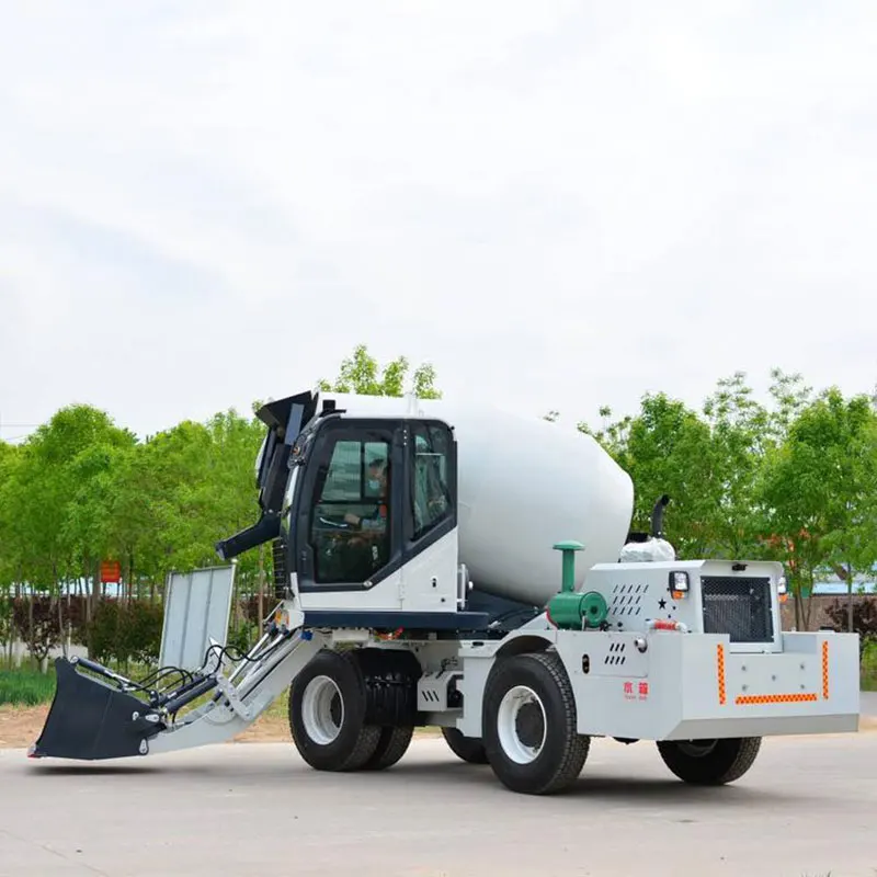 Customized Factory Direct Self Loading Concrete Mixer Truck High Productivity Mobile Concrete Mixing Equipment