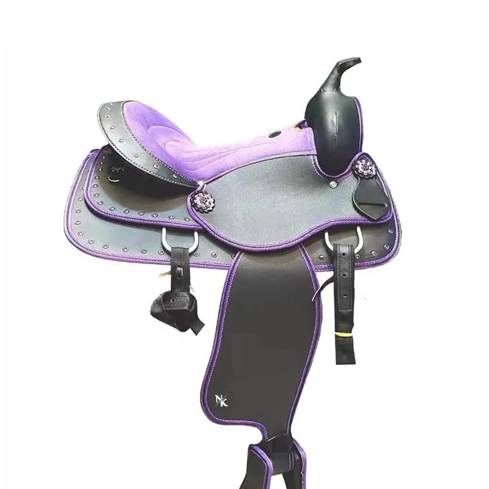 Premium highest quality western riding saddle durable leather harness equipment supplier equestrian sporting goods