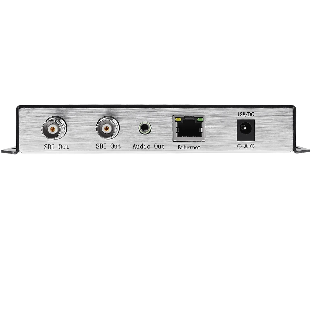 Decodificatore HD 3G SDI Streaming IP a decodificatore audio video HD-SDI H.265 H.264 HTTP RTSP RTMP UDP Convertitore da HLS a SDI