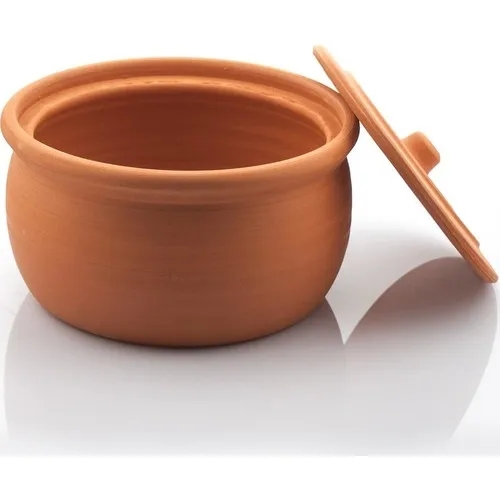 Viapot Big size Hot Pot Unglazed With Lid 28 X13 Cm