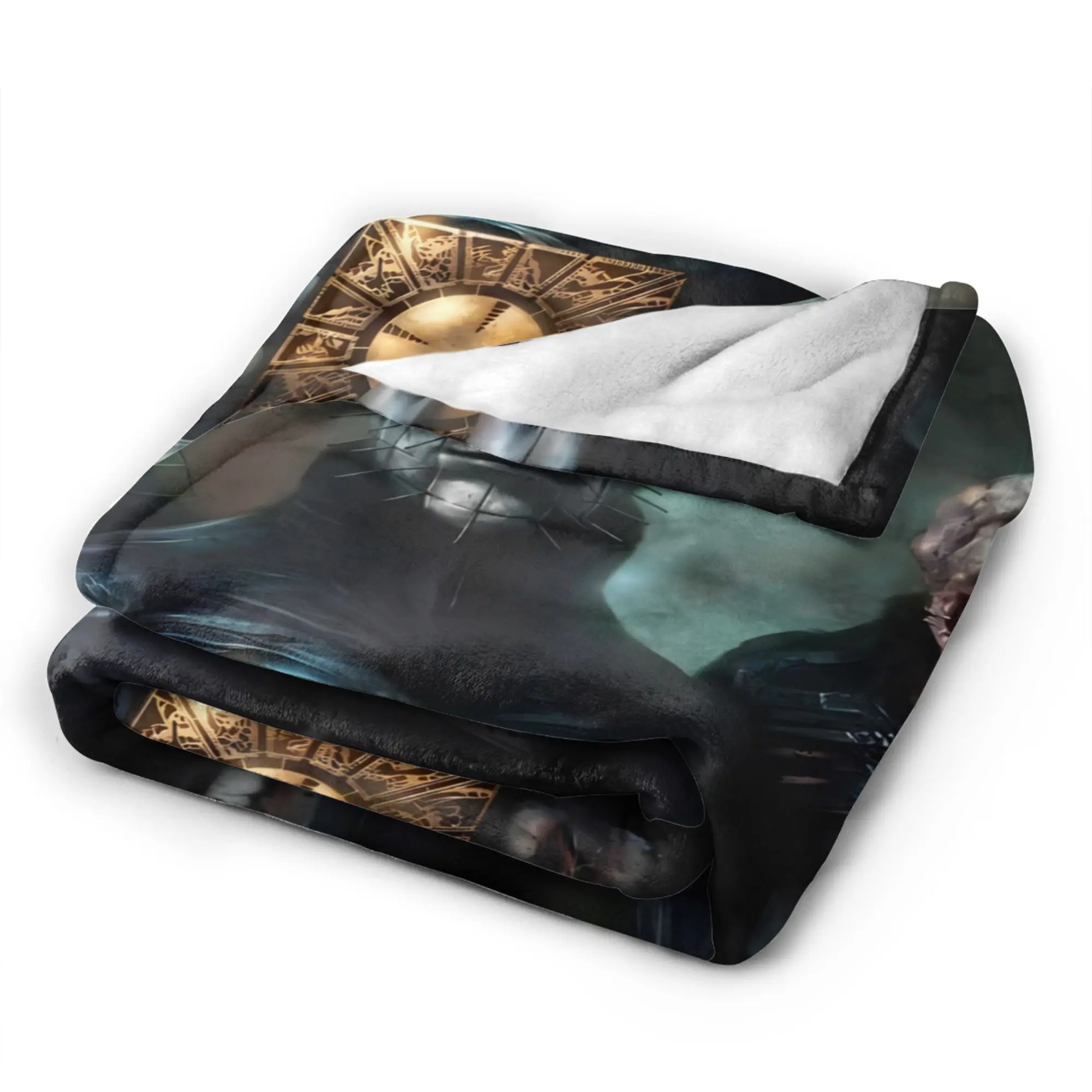 Hellraiser Pinhead Lament Blanket Quality Super Soft  Bedding Throws Spring Girls Boys Couch Bed Aesthetic Bedspread