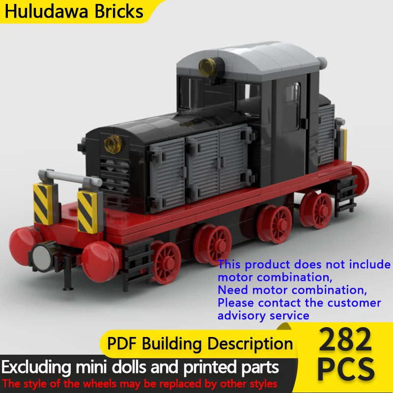 

Модель городской автомобиль MOC, строительные кирпичи, 12 В, шунтирующий локомотив, модульная технология, детские праздничные подарки, сборные игрушки, костюм