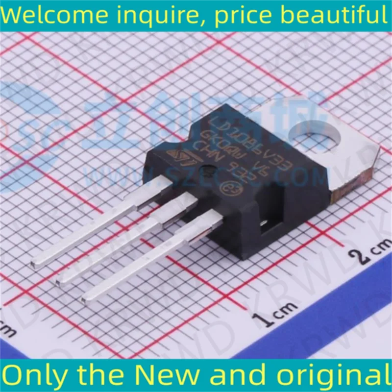 

10PCS LD1086V33 New and Original IC Chip LD1086V33-DG LD1086V33-D LD1086V33 TO220
