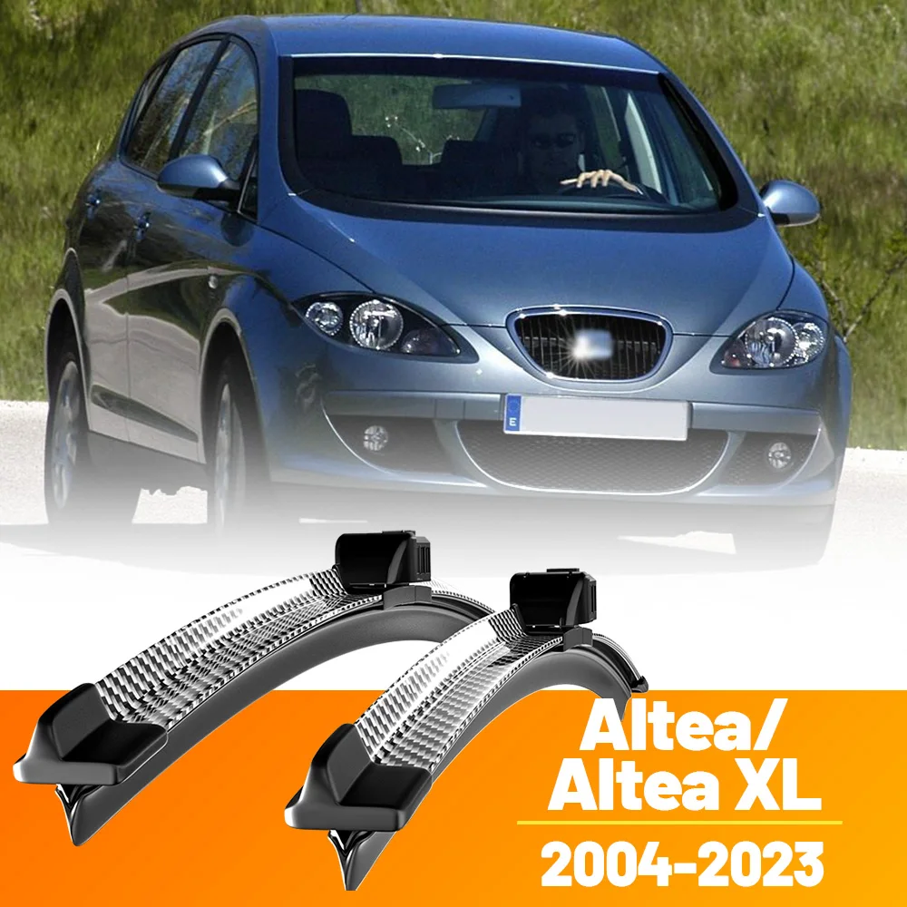 

2pcs Front Windshield Windscreen Wiper Blades Carbon Fibre Wipers For Seat Altea Altea XL 2004-2023 2006 2008 2009 2015 2016