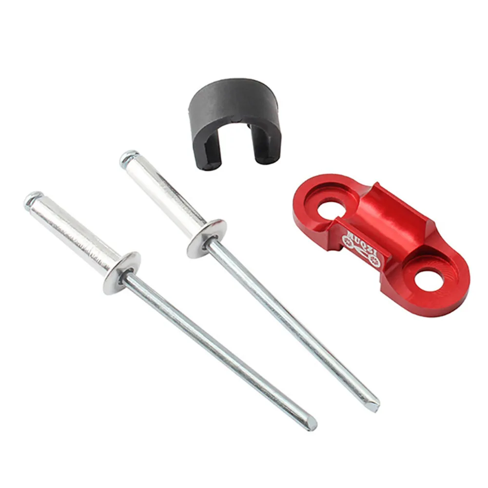 For Brake Cable Diameter Within 6 3mm Cable Seat Thread Base Hose Wire Clips Aluminum Alloy Bicycle Cable Guide