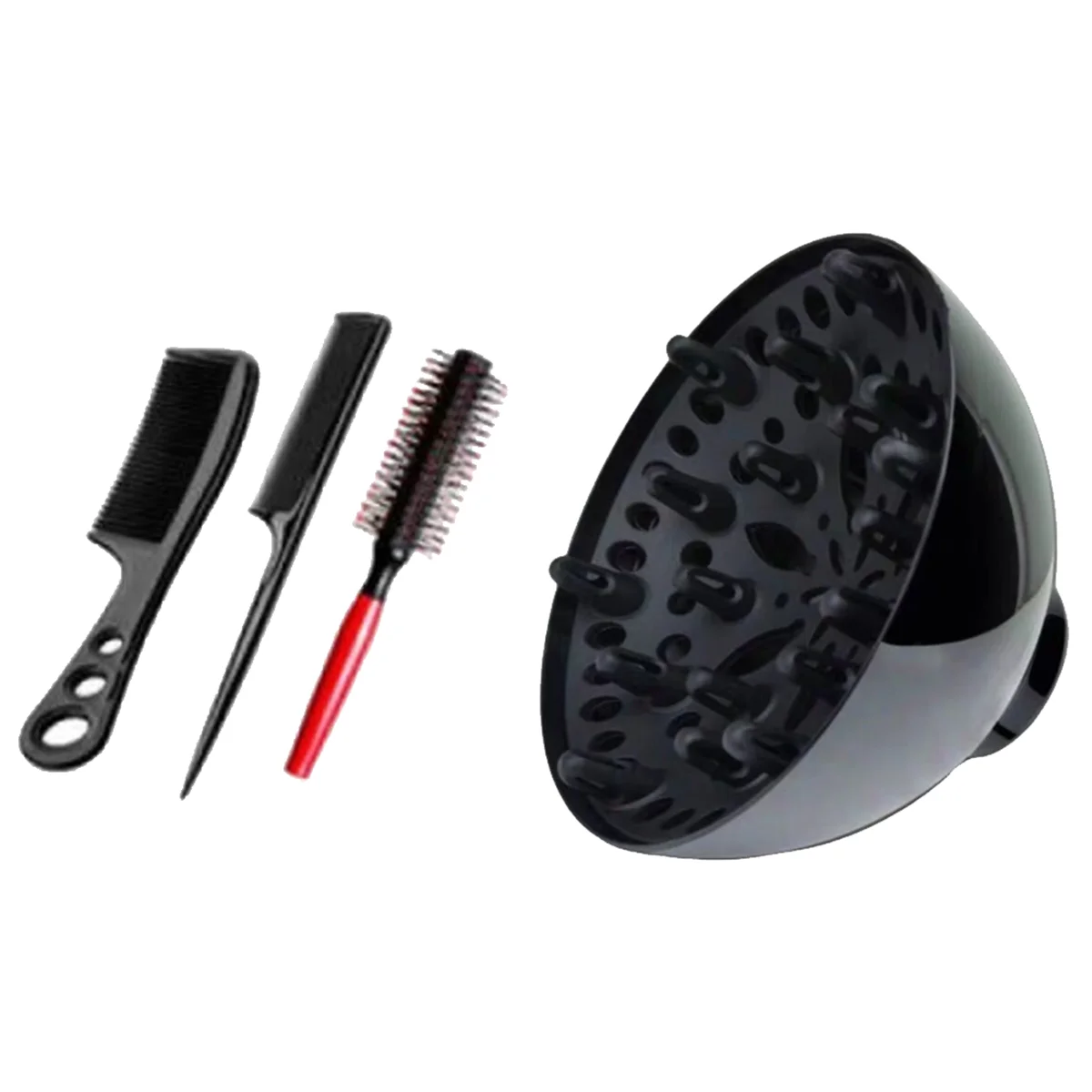 Professional Salon Hairdressing Hair Dryer Diffuser Blow Blower Nozzle Barber Hair Dryer Diffuser with A Comb