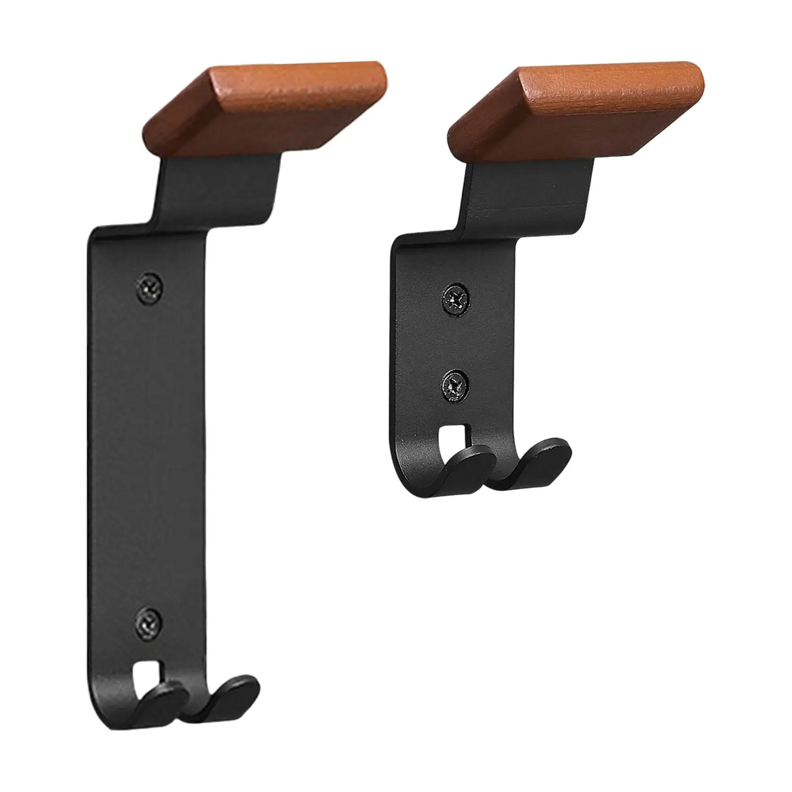 

Wall Mounted Helmet Rack Sturdy with 2 Hooks for Cycling Baseball Coats