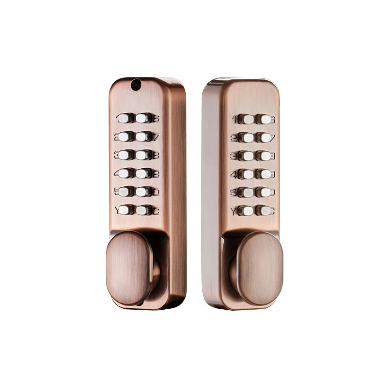 

Double-sided combination lock, door anti-theft lock, outdoor fence wrought iron
