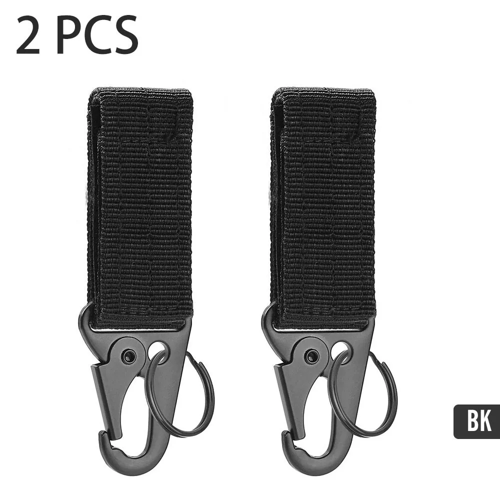 Karabiner Hochfester Nylon-Schlüsselhaken MOLLE Gurtband Schnalle Hängesystem Gürtelschnalle Hängendes Camping-Wanderzubehör