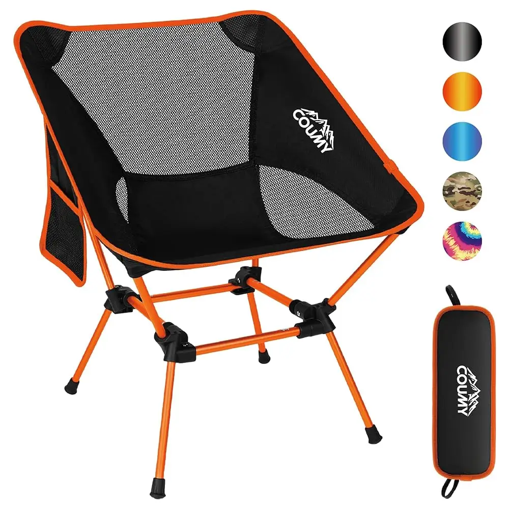 

Ultralight Portable Camping Chair-Compact Folding Camping Chair 2.4Lbs Lightweight Backpachair For Outside Hiking,Travel,