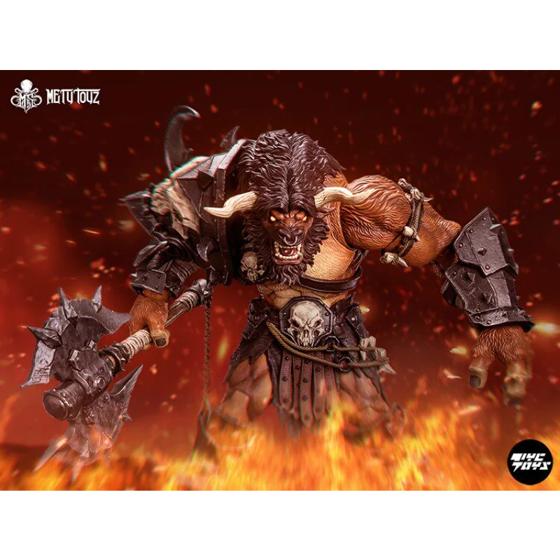 

Фигурка Metytoyz Adventurer World: Минотавр Мокар с гневными рогами, 30 см, полностью съемная броня, дизайн с отсоединяемыми элементами 【Предзаказ на 1-й квартал 2026 года】