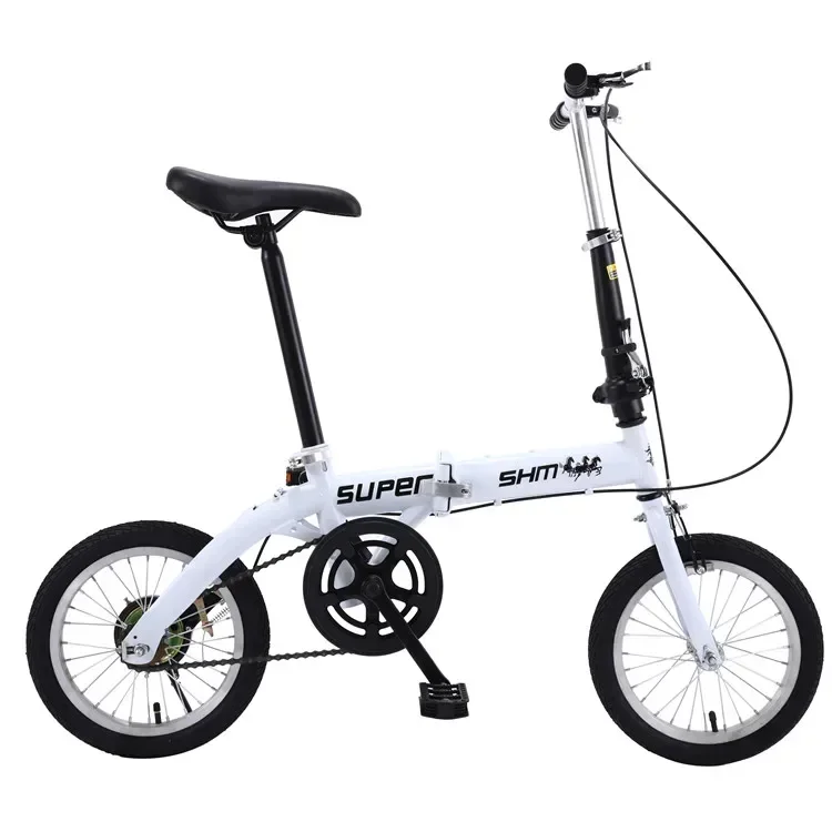 2024 nuovo prezzo economico 14 pollici Urban Leisure ciclismo pieghevole Tandem Bike Fold Mini Bike bicicletta pieghevole in lega