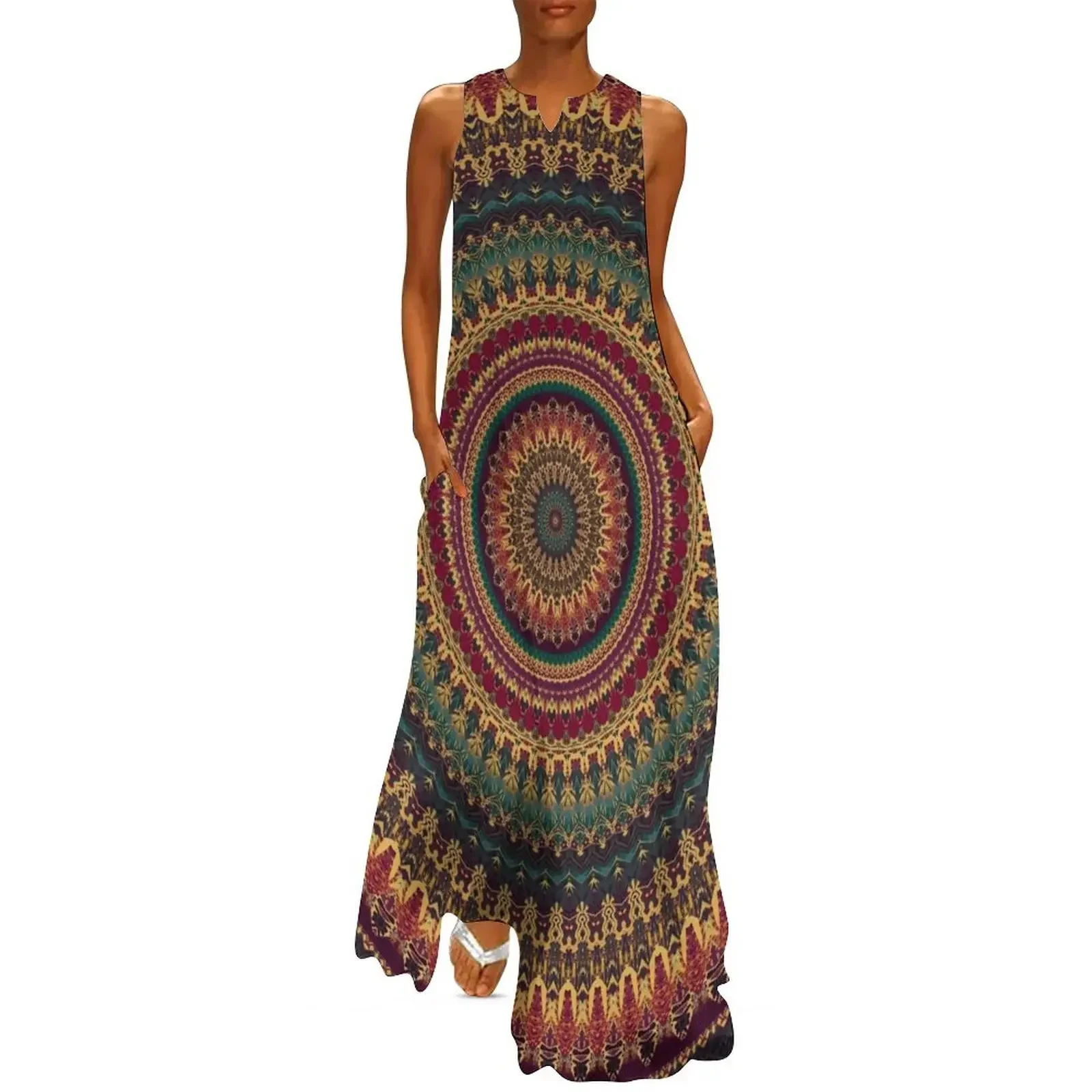 

Mandala 11 Long Dress cocktail dresses Dance dresses women's summer jumpsuit Dress