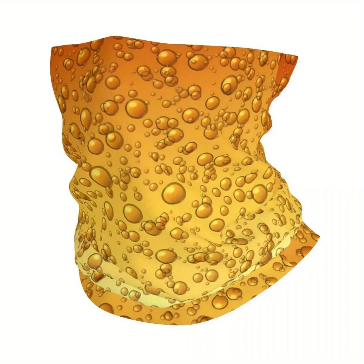 Men's Fashion Beer Bubble Print Lightweight Scarf - Versatile Neck Gaiter Headband Face Cover