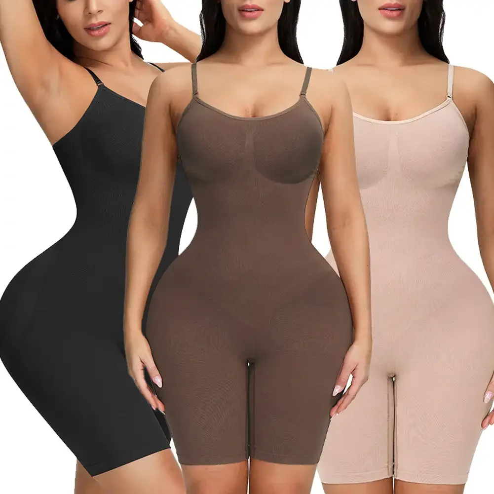 Women Bodysuit Shapewear Tummy Control Full Body Shaper Slimming Sheath Butt Lifter Push Up Thigh Slimmer Abdomen Shapers Corset