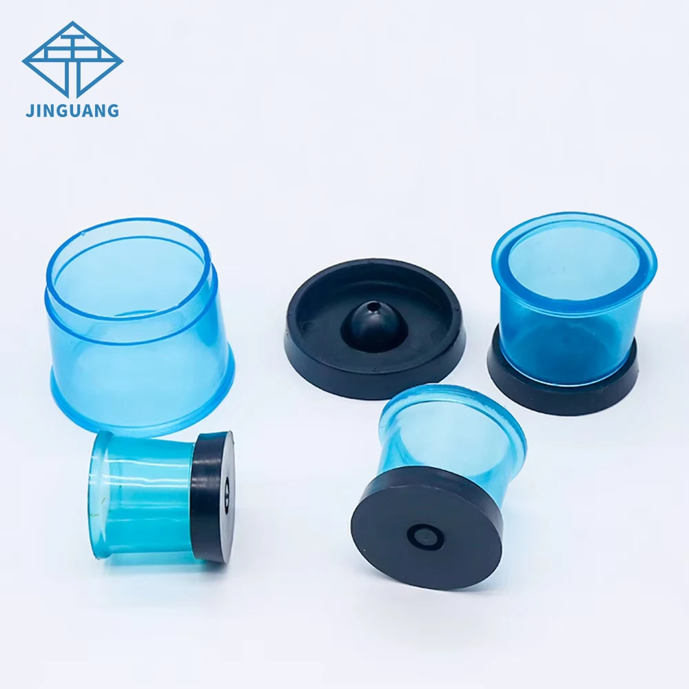 5Pcs Dental Casting Investment Ring Dental Lab Blue Plastic Models Embedding Ring Wax-embedded Circle Centrifugal Casting Cup